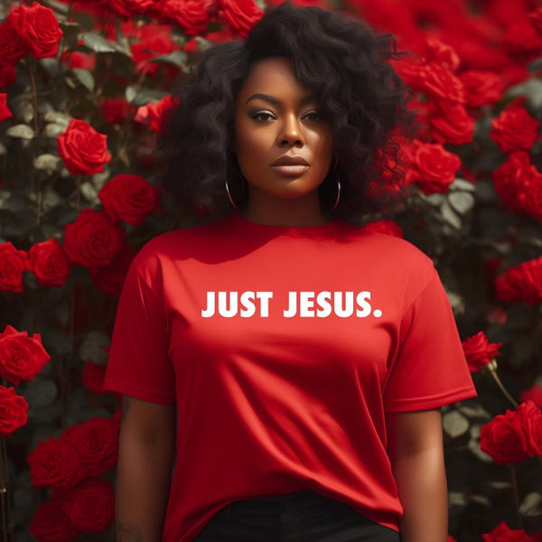 Just Jesus. Half Sleeve Women T-shirt