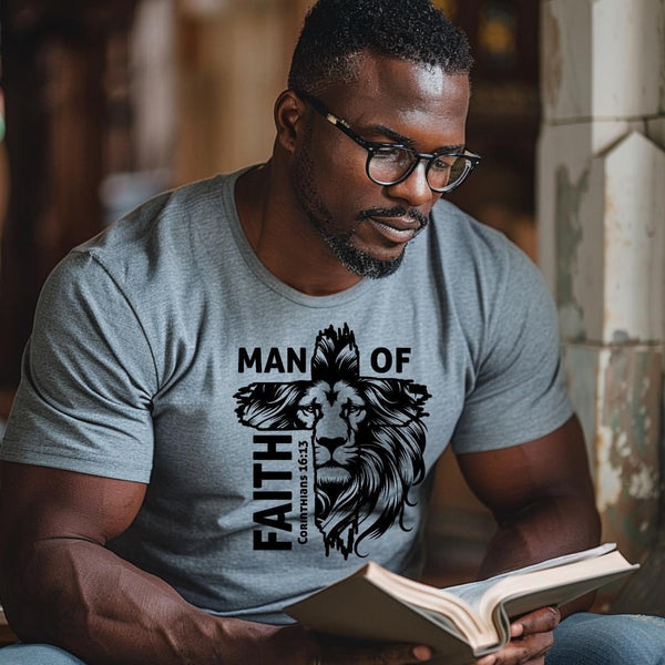 Man Of Faith Half Sleeve T-shirt