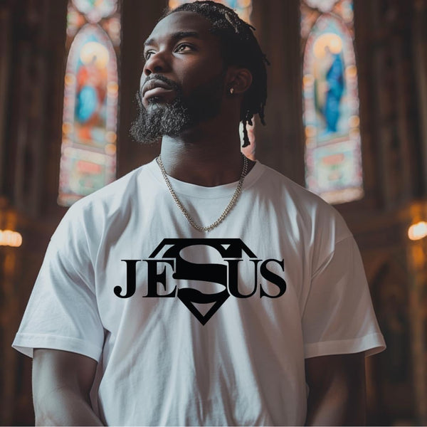 Superman Jesus Half Sleeve T-shirt