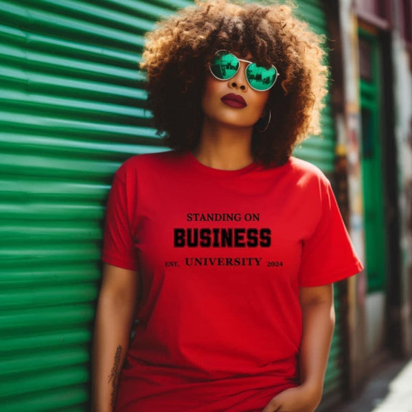 Standing On Business University Women T-Shirt